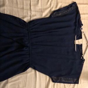 Navy blue romper (shorts)